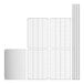 A white rectangular stainless steel shelf kit with 5 shelves.