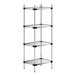 A Regency galvanized steel wire shelf kit with four shelves.