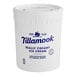 A white bucket of Tillamook Mint Chocolate Chip Premium Ice Cream with blue text.