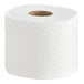 A Charmin Ultra Strong mega roll of toilet paper on a white background.