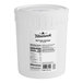 A white bucket of Tillamook Butter Pecan Premium Ice Cream with a white lid.