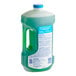 A green and blue bottle of Mr. Clean Multi-Surface Cleaner with Gain scent.