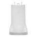 A white plastic Purell Shield floor and wall protector.