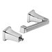 A pair of American Standard polished chrome bathroom accessories.