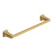 An American Standard Townsend gold square towel bar.