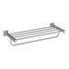 A silver metal American Standard Town Square train rack with two bars.