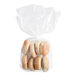 A clear bag of Original Bagel frozen mini bagels.