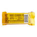 A yellow FULFIL Chocolate Peanut Caramel protein bar with black text on the label.