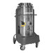 A large silver Goodway Technologies air-powered hazardous area dry vacuum cylinder on wheels.