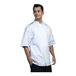 A man wearing a white Uncommon Chef Florence chef coat.