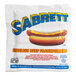 A package of Sabrett 6 3/8" skinless beef franks.