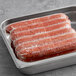A tray of frozen Vienna Beef Ditka Hot Beef Polish Sausages.