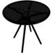 American Tables and Seating AB30 30 inch Black Round Outdoor Table