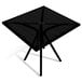 American Tables and Seating AB3636 36 inch x 36 inch Black Square Outdoor Table