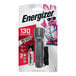 An Energizer metal handheld flashlight package.