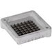 A metal blade assembly with a metal grid for a Vollrath French fry cutter in a white box.