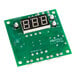 A green electronic control board with a digital display and push buttons, used for temperature control in Hatco equipment.