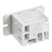 A white Hatco relay with black text and two wires.