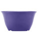 A purple Thunder Group melamine bouillon cup.