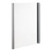 A clear glass door assembly with metal frame, designed for use with Hatco FSDT units.