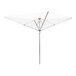 A Household Essentials aluminum outdoor umbrella clothes line drying rack.