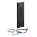 A black rectangular Anfim Luna back panel with power board and wires.
