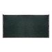 A green FenceScreen with black metal grommets.
