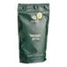 A green package of Tenzo sweetened matcha green tea powder with white text.