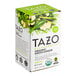 A box of Tazo Organic Green Ginger Tea Bags.