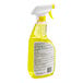 A bottle of Simple Green Lemon Scent Concentrated Industrial Cleaner with a yellow sprayer.