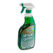 A green bottle of Simple Green Sassafras Scented Concentrated Industrial Cleaner with a white lid.