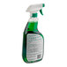 A green bottle of Simple Green Sassafras Scented Concentrated Industrial Cleaner and Degreaser with a white cap.