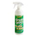 A white spray bottle of Simple Green granite and stone cleaner with a green and white label.