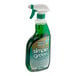 A green bottle of Simple Green Sassafras Scented Concentrated Industrial Cleaner with a white label.