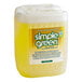 A white container of Simple Green Lemon Scent Concentrated Industrial Cleaner and Degreaser.