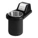 A black and silver Server ConserveWell heated drop-in utensil holder.