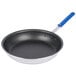 A Vollrath Wear-Ever aluminum non-stick fry pan with a blue Cool Handle.