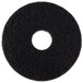 Scrubble by ACS 72-10 Type 72 10 inch Black Stripping Floor Pad - 5/Case
