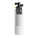 A white 3M water filtration system cylinder with a black handle.