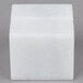 An American Metalcraft white marble cube with a black border and black handle.
