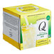 A case of 24 Q Mixers Premium Margarita Mix cans with lime and yellow packaging.