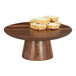 A cake on a Cal-Mil walnut cake stand.