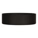 A black oval melamine bowl.