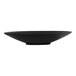 A black Cal-Mil melamine serving bowl.