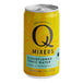 A yellow can of Q Mixers Elderflower Tonic Water with black text.