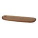 A Cal-Mil Sydney walnut wood serving board with a handle.