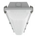 An XtraLight frosted vapor-tight linear light fixture with metal ends on a white background.