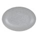 A white speckled gray Cal-Mil melamine platter.