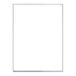 A white rectangular Avantco door gasket.