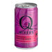 A purple Q Mixers Hibiscus Ginger Beer can with black text.